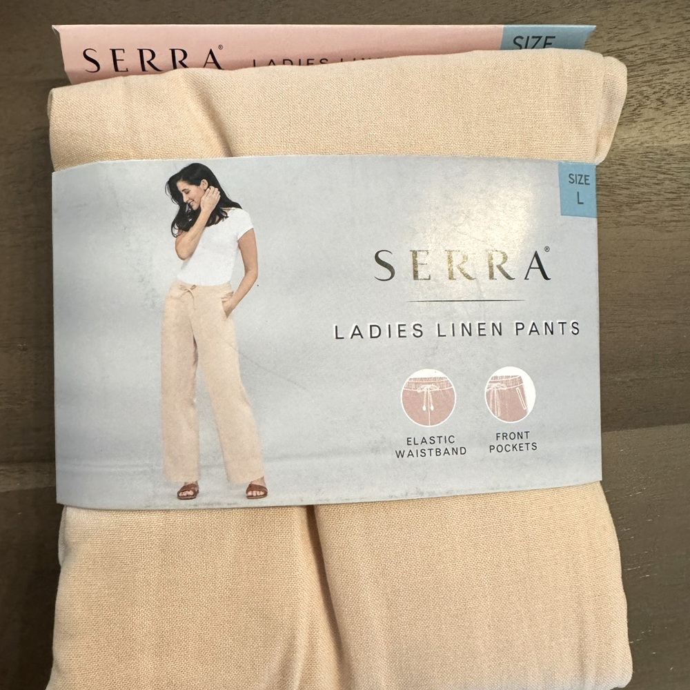 Serra Ladies Linen Pants - Various Sizes